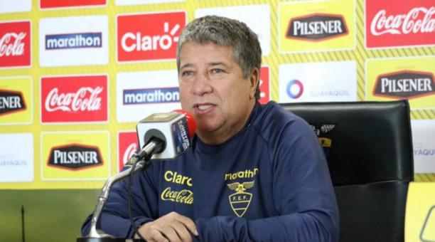 Hernán Darío Gómez, director técnico de la selección ecuatoriana