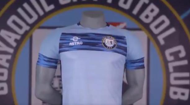 Esta es la camiseta del Guayaquil City para la temporada 2021. Foto: Captura de pantalla