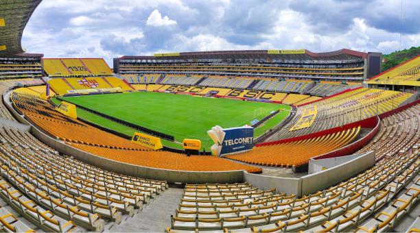 Imagen interior del estadio Monumental de Guayaquil en el 2022. Foto: Facebook BARCELONA SPORTING CLUB.