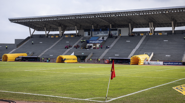 Una de las tribunas del Estadio Christian Benítez de la ciudad de Guayaquil. Foto: Facebook BARCELONA SPORTING CLUB.