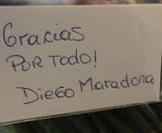 Este es el mensaje que dejó Diego Maradona para la presidenta Cristina Fernández.