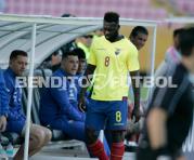 Felipe Caicedo fue reemplazado en el partido de la Tri ante Venezuela. Es el goleador del combinado. Foto: Paúl Rivas/BF
