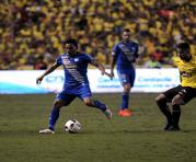Ángel Mena ha sido el puntal de Emelec y pasa del equipo azul de Ecuador al equipo azul mexicano. Foto: API