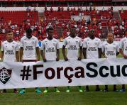 El plantel titular que salió en el 'Flu' ante Inter de Porto Alegre. Foto: Faceebok del club carioca