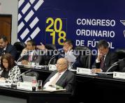 La sesión del Congreso Ordinario de la FEF se realizó en la sede del organismo, en Guayaquil. Foto: API