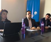 Silvana Larrea, Harry Paredes y Sebastián Altamirano, ejecutivos de CNT