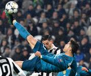El momento que Cristiano Ronaldo anota el gol de chilena ante la Juventus en la Champions League