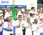 El plantel de Liga de Quito celebró la Recopa Sudamericana del 2010, en Río de Janeiro