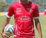 Luis Cangá durante su paso por la selección ecuatoriana Sub 20 en el año 2015. Foto: Archivo / EL COMERCIO.
