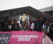 Independiente del Valle es el campeón reinante de la LigaPro; levantó el título luego de vencer en la final a Emelec. FOTO: Galo Paguay