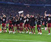 Jugadores del Bayern Múnich celebran su título en la Bundesliga. Foto: Twitter Bayern Múnich