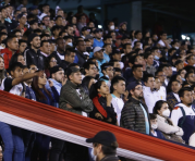 Hinchas de Liga de Quito en el Estadio Rodrigo Paz Delgado. Foto: Facebook Liga Deportiva Universitaria.