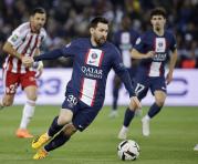 Lionel Messi fue titular con el Paris Saint-Germain ante el Ajaccio, luego de su suspensión. Foto: EFE.